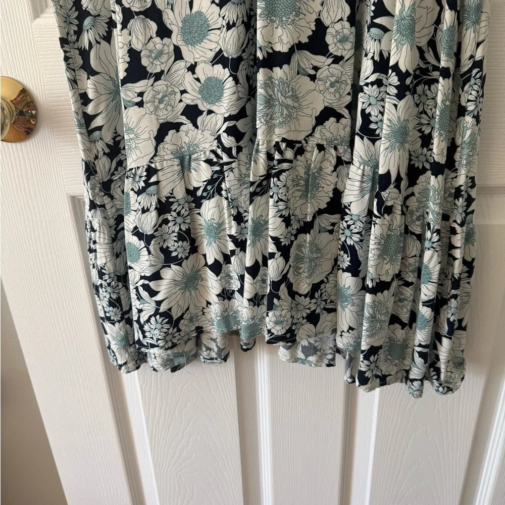 Time and Tru Blue Floral Dress 💙 Size 22/XXXL 🩵 NEW WITH TAGS - Picture 8 of 13